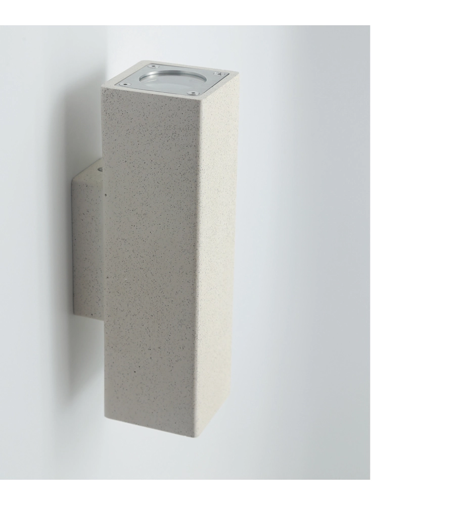 APPLIQUE "OAKLAND" IN CEMENTO BIANCO, 10X25X7,5 CM